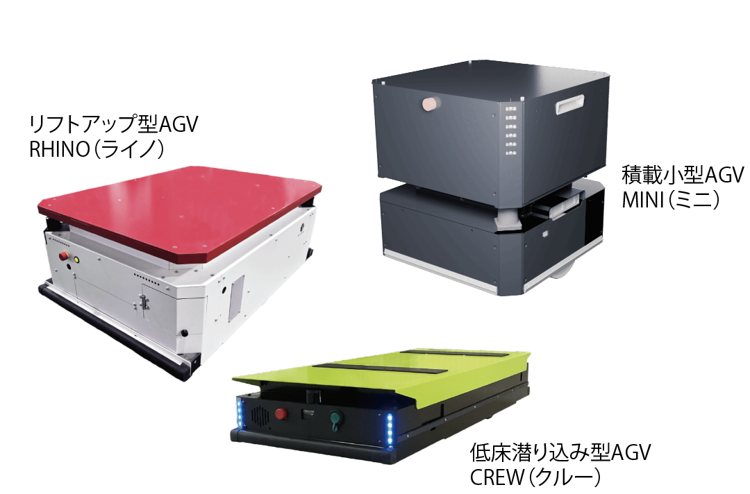 低床潜り込み型AGV CREW（クルー）