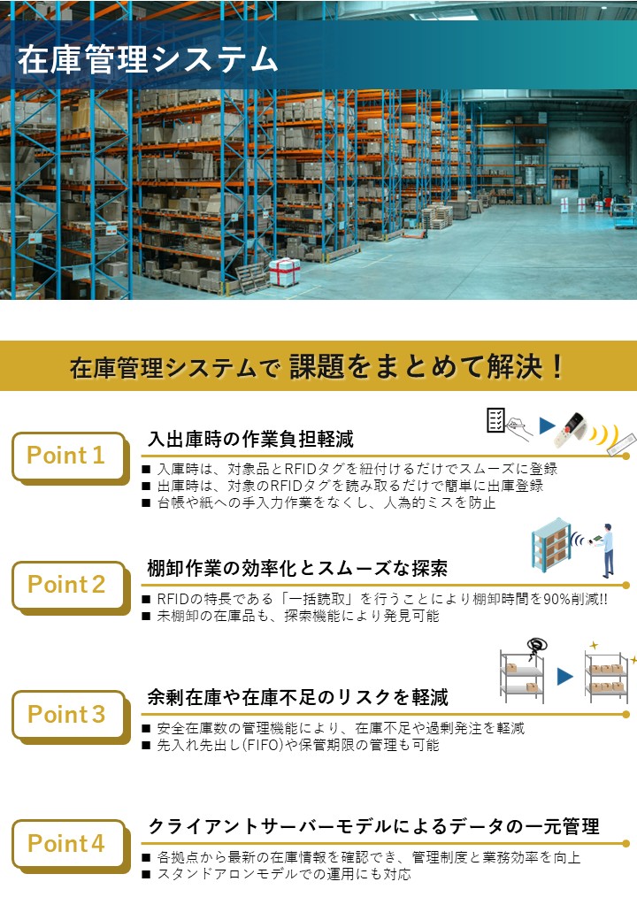 RFIDを利用した【在庫管理システム】