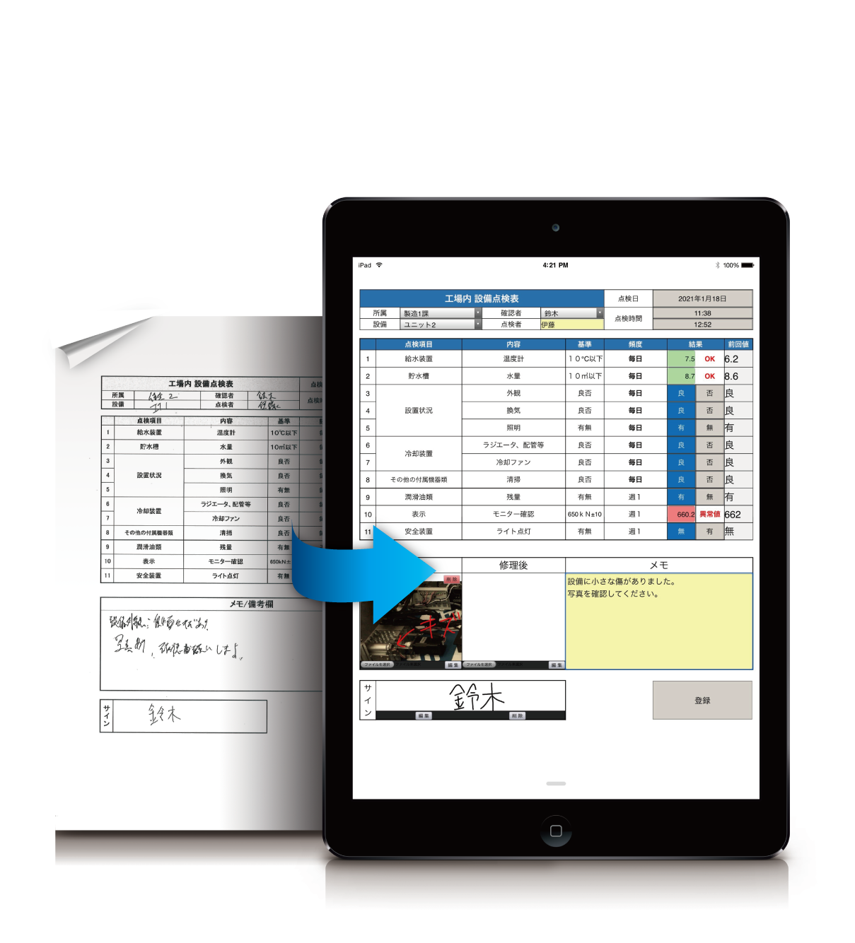 現場帳票電子化 XC-Gate